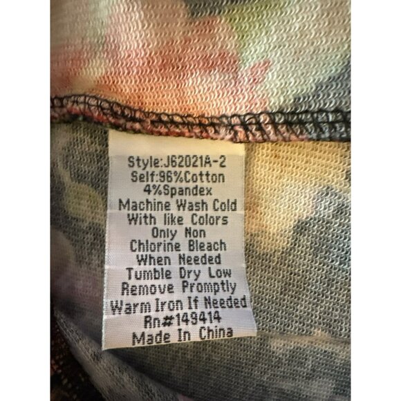 Johnny Was JW Los Angeles Bossanova Floral Leggings Size XS - Picture 4 of 7